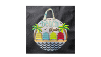 Beach Please Wood Door Hanger